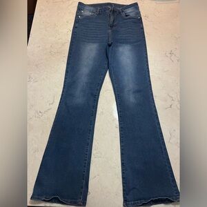 Indigo Women's Flare Tall Jeans size M